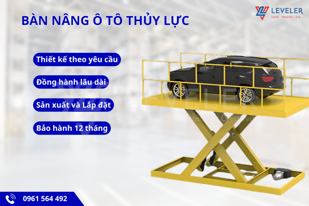 Bàn nâng ô tô thủy lực Leveler