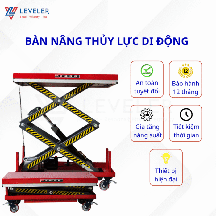 Bàn nâng thủy lực di động