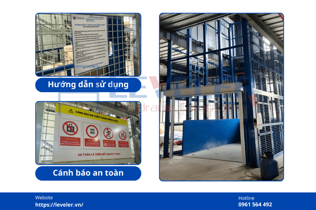 Các ưu điểm của Thang Nâng Hàng Thủy Lực 5 Tấn LEVELER